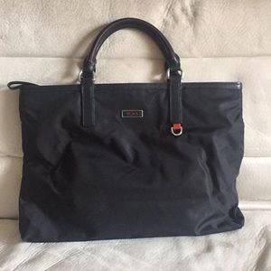 Black Tumi Business Tote